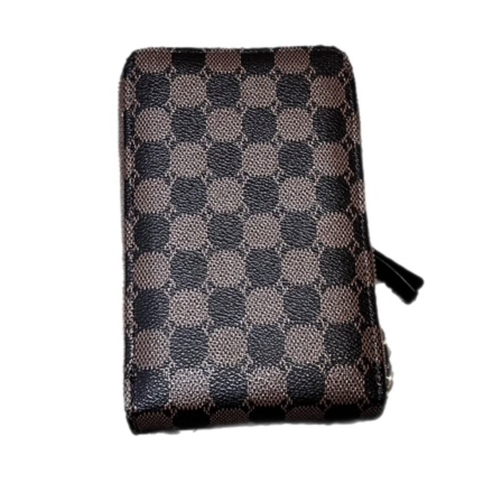 Park Ave Collection Small Crossbody/Clutch Two Tone Brown Pattern New with tags